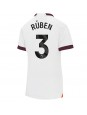 Manchester City Ruben Dias #3 Venkovní Dres pro Dámské 2023-24 Krátký Rukáv